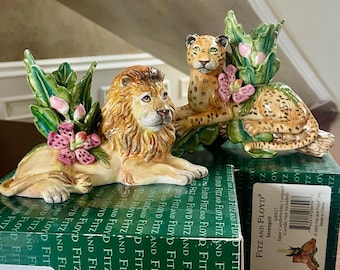 Porcelain Leopard by Ronzan, Italy 1970 - Etsy