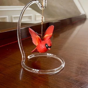 Andrea by Sadek Cardinal Bird Ornament Figurine With Stand