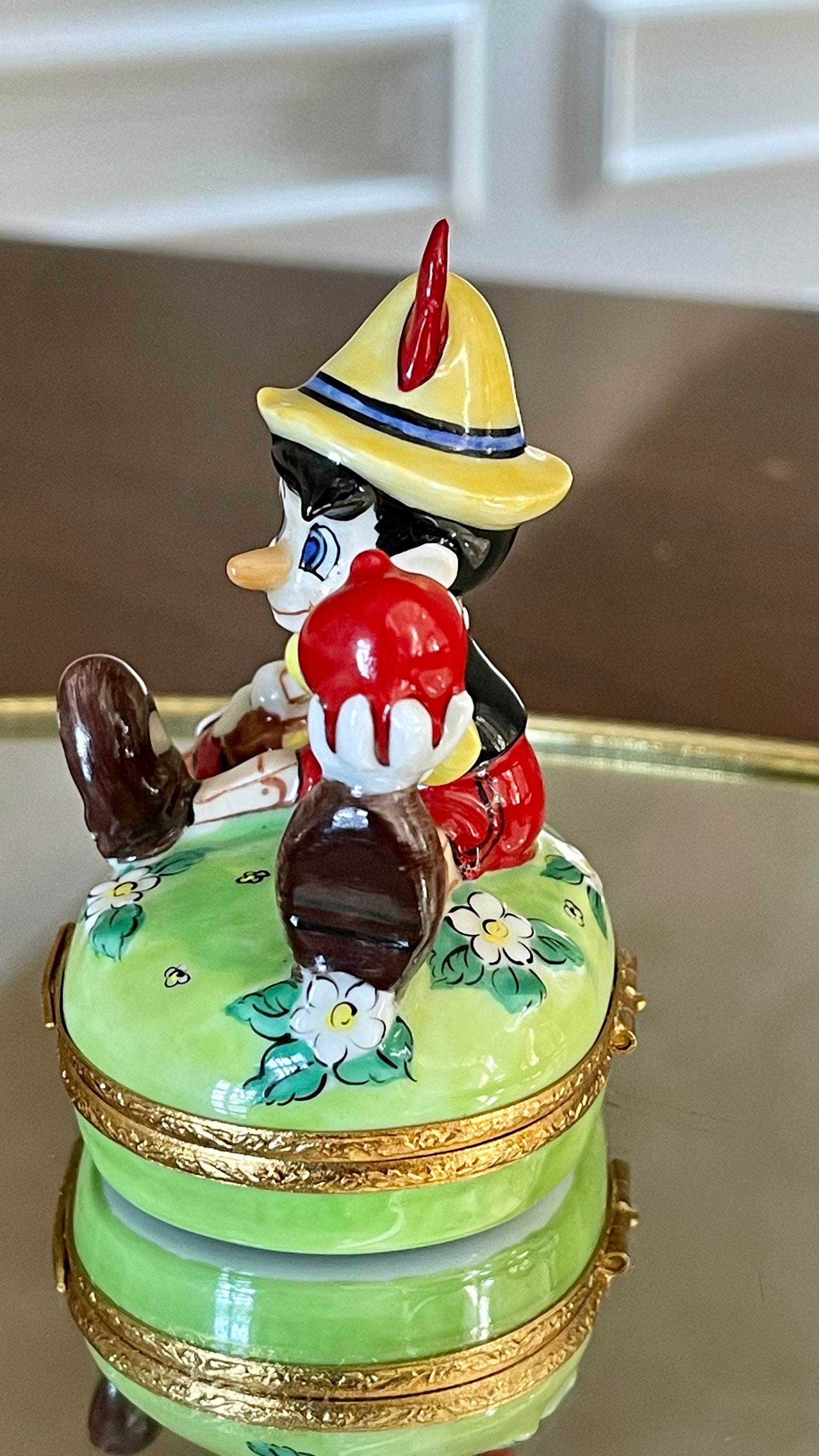 Limited Edition Disney Pinocchio Limoges Box; Artoria; Limoges
