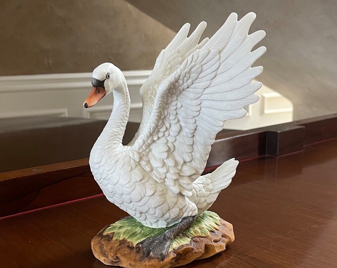 Andrea by Sadek Mute Swan Figurine Made in Japan Etsy