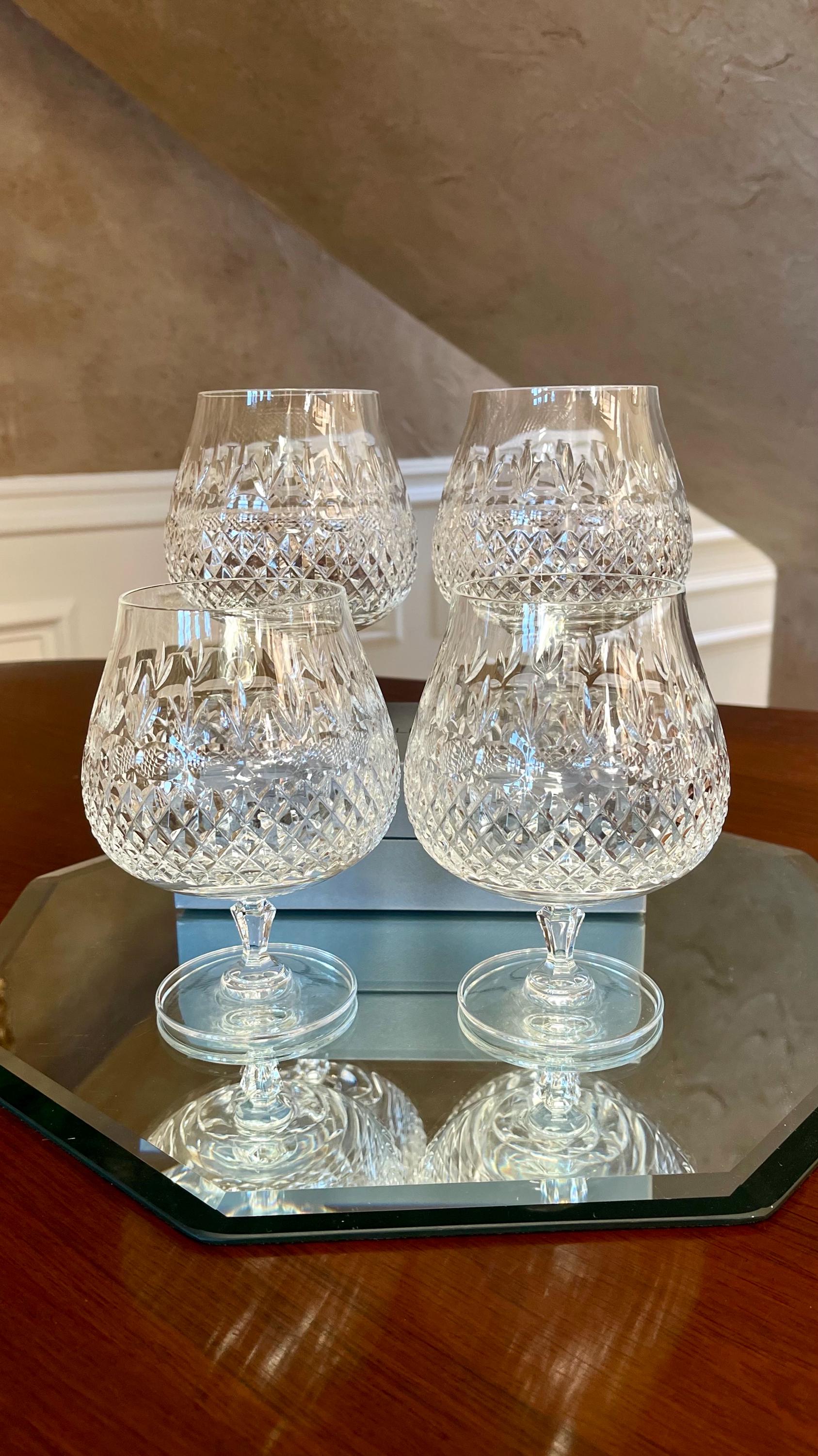 Set of 4 Mikasa Crystal Chatsworth Brandy Snifters - Etsy