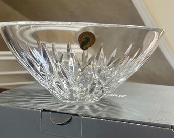 Waterford Crystal 8” Lochlan Bowl New in Box; Waterford Bowl Brand New in Box