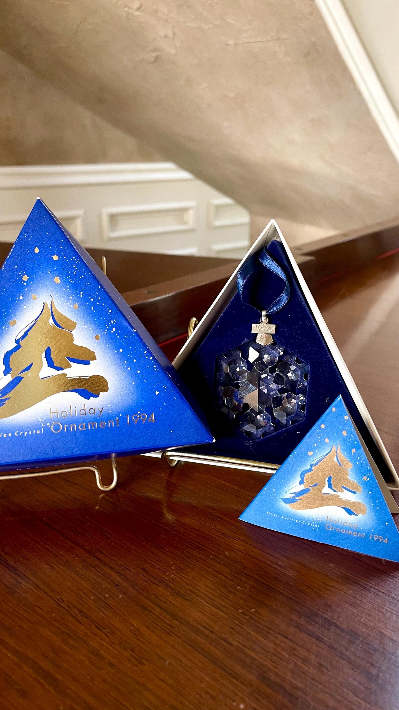 Swarovski Crystal 1994 Fourth Annual Snowflake Christmas Ornament