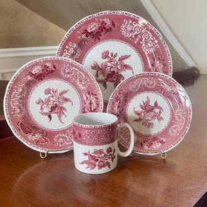 Spode red plate - Etsy 日本