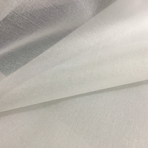 NEW High Class Couture White 100% Pure Silk Organza Bridal Fabric Made In England