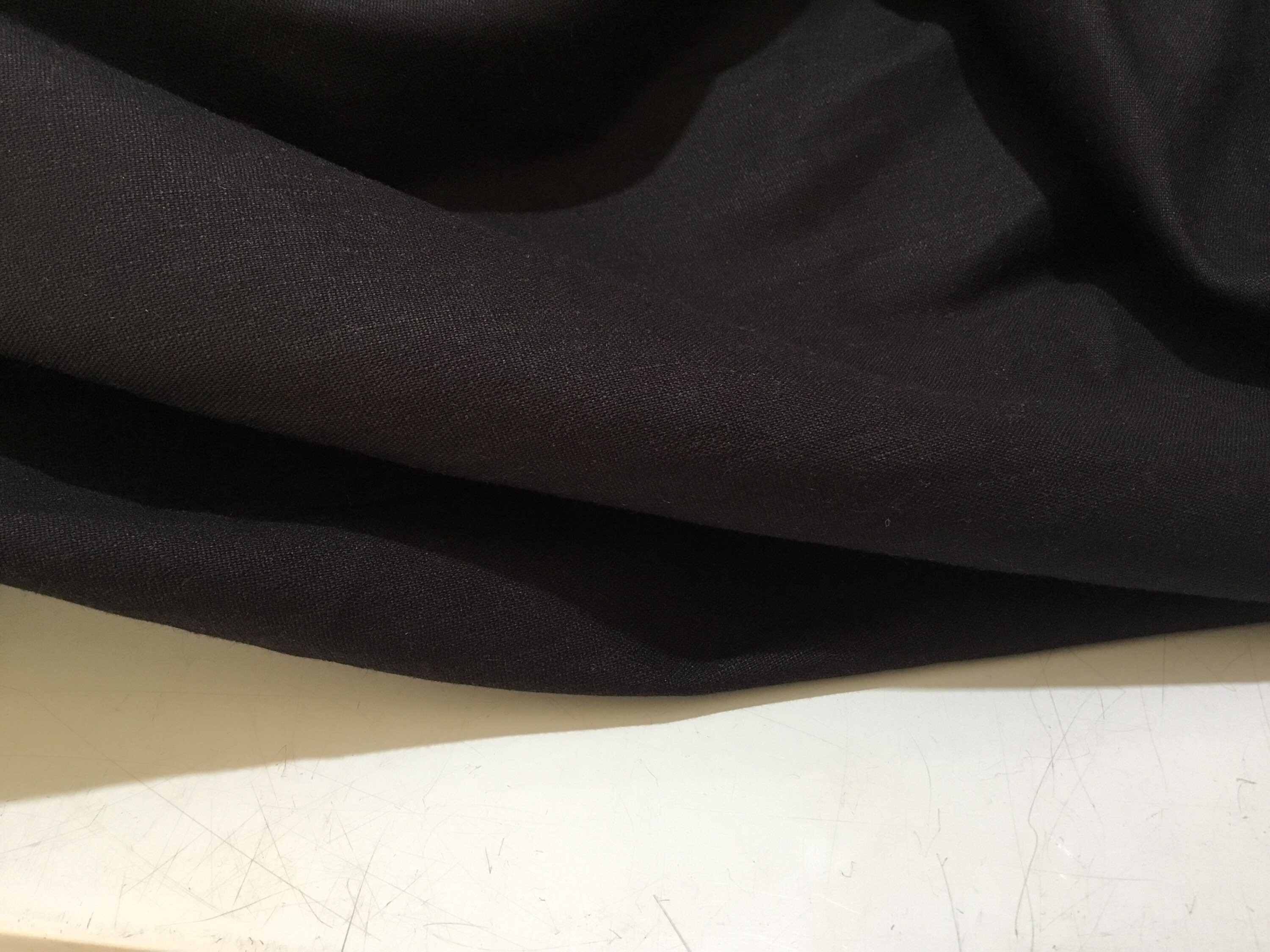 NEW Haute Black Linen Cotton Fabric - Etsy UK