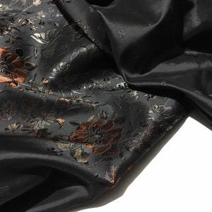 NEW Haute Panel Floral Jacquard Brocade Fabric