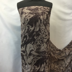 NEW 100% Pure Silk Tie Dye Chiffon Print Fabric