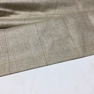 NEW Wool Check Suiting Fabric