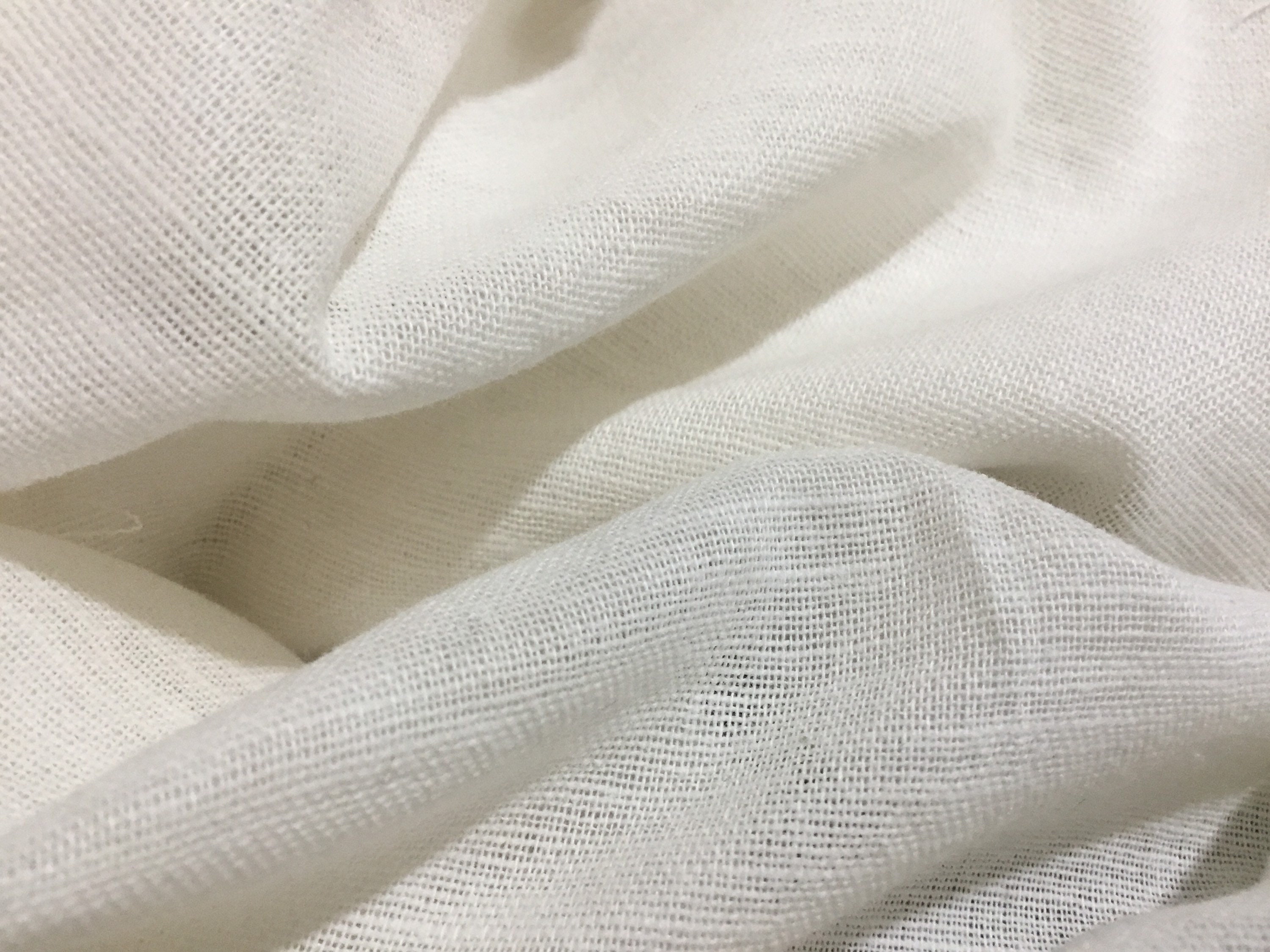 NEW Haute Ivory White Linen Cotton Fabric Etsy