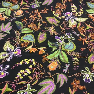 NEW High Class German Viscose Floral Print Fabric