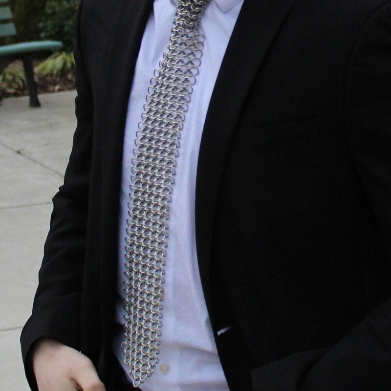 Chainmaille Necktie - Etsy