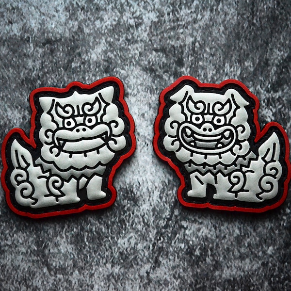 Foo Dogs EDC PVC 3D Patch