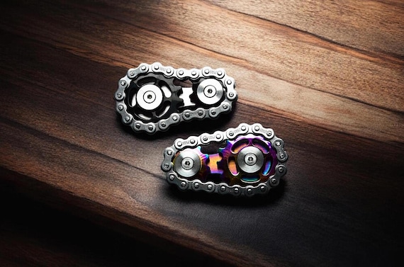 Chain Sprocket Gyro Flywheel Spinner EDC Fidget Toy
