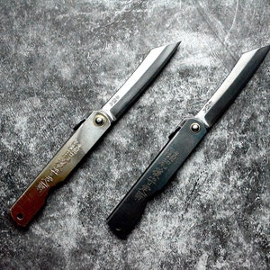 SK Steel Higonokami Japanese EDC Pocket Knife image 1