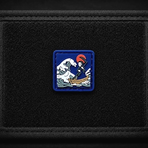 Wave of the Reaper 1 inch RE PVC EDC Ranger ooglapje | Klittenbandsluiting