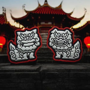 Foo Dogs EDC 3D Patch Set