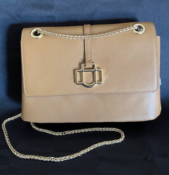 Antonio Melani Cream Leather Purse handbag with O… - image 4