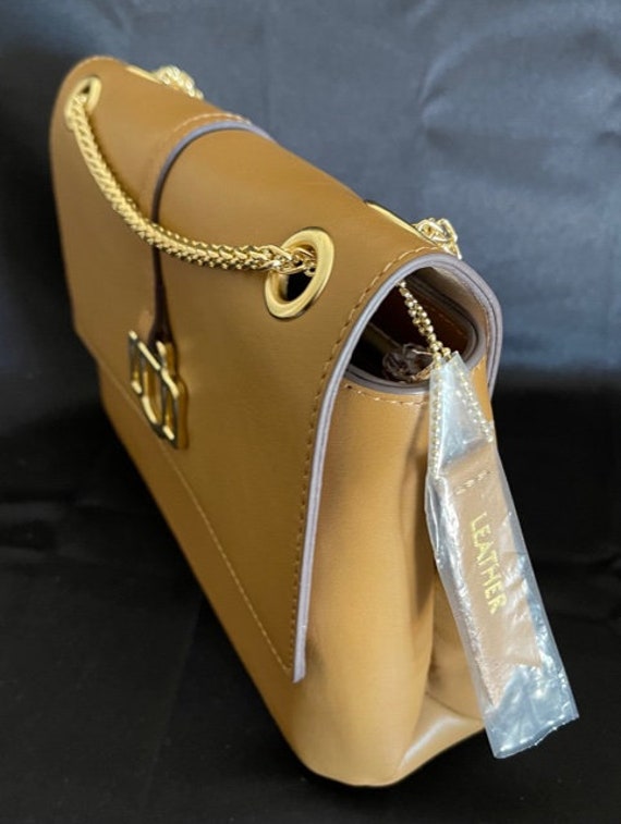 Antonio Melani Cream Leather Purse handbag with O… - image 2