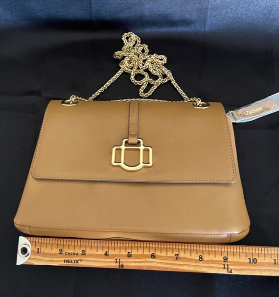 Antonio Melani Cream Leather Purse handbag with O… - image 8