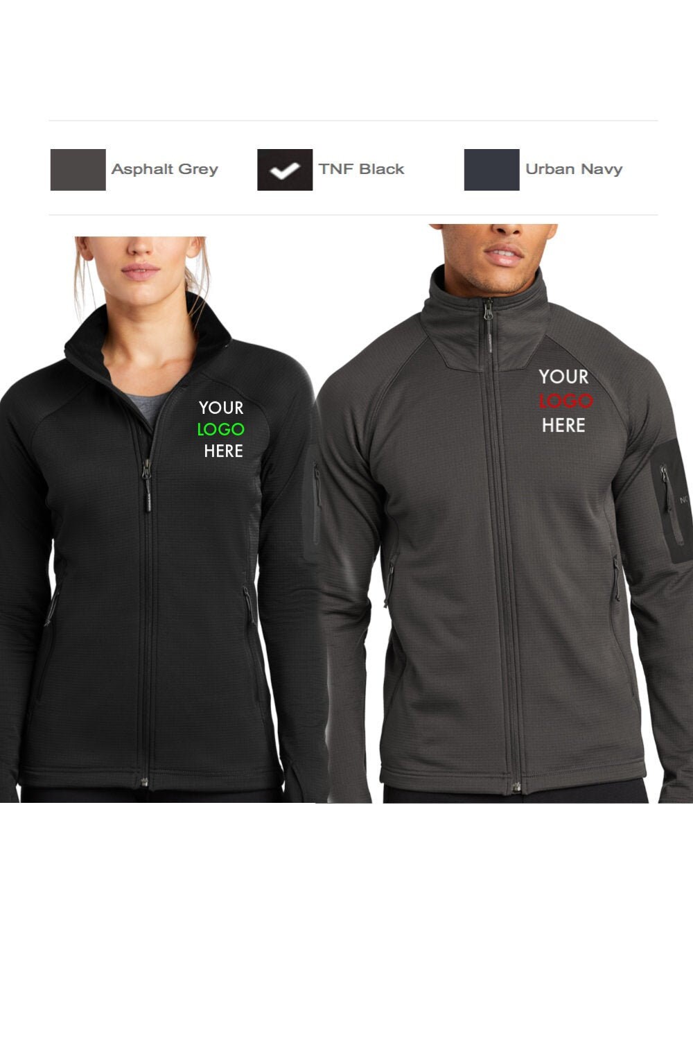 north face jacket custom logo