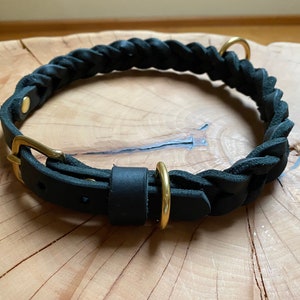 Collar de perro trenzado &#39;EMMA&#39; para su HAARIGES HEART