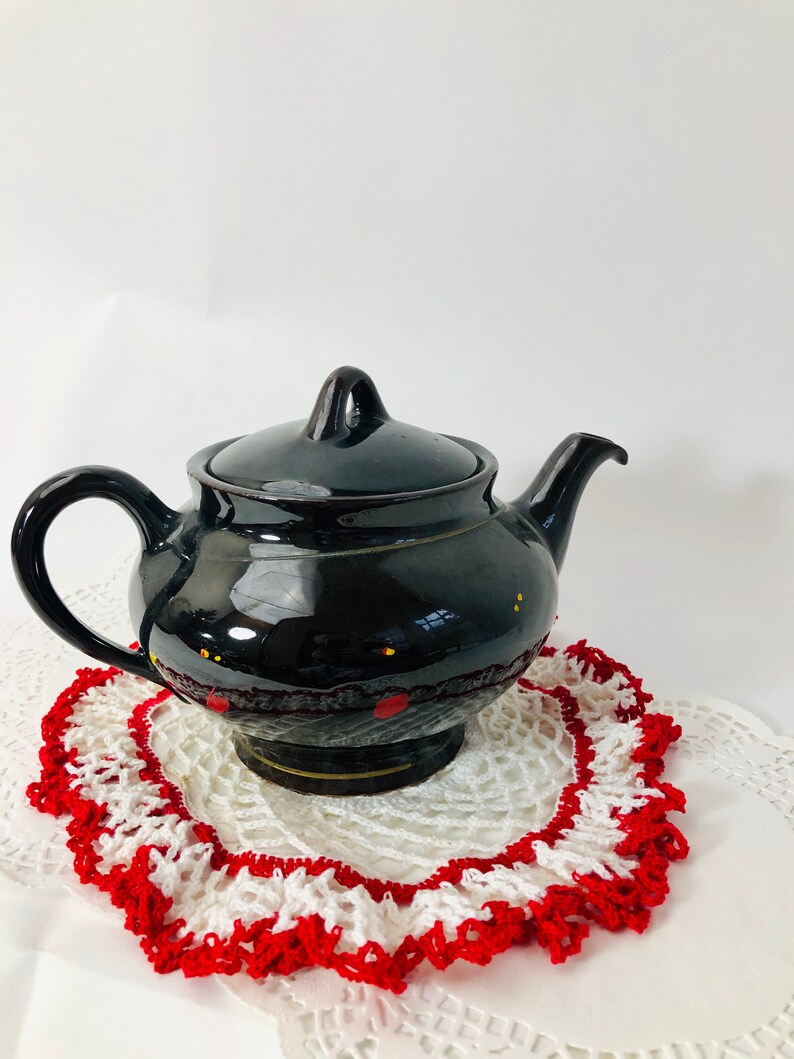 Vintage Royal Canadian Art Pottery Teapot Hamilton Canada Etsy