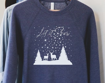 Women's winter scene sweatshirts Clearance