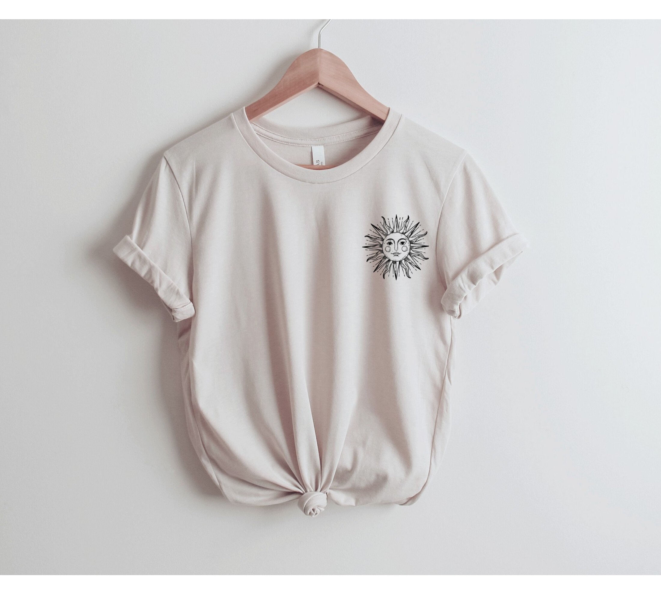Logo Sun Shirt Celestial Tee Sun Shirt One with the Sun | Etsy