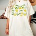 Lemon Shirt, Cottagecore Clothing, Lemon Graphic Tee, Cottage Core, Aesthetic Clothing, Botanical Tee, Gardening Shirt, PeppyMack