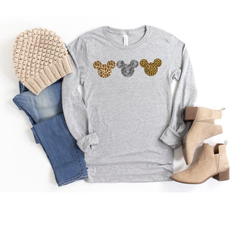 Disney Shirts Disney Animal Kingdom Shirt Animal Print | Etsy