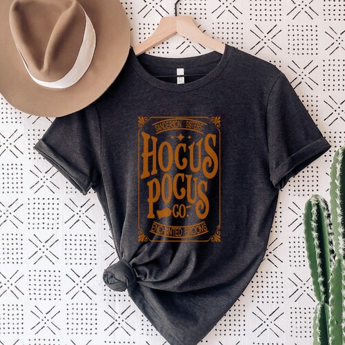 Hocus Pocus Orange Ink Shirt, Halloween Shirt, Womens Fall Shirt, Plus Size Halloween Shirt, Youth Halloween Shirt, Halloween Graphic Tee