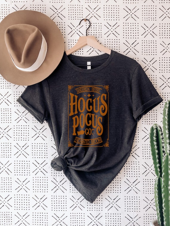 Hocus Pocus Orange Ink Shirt Halloween 