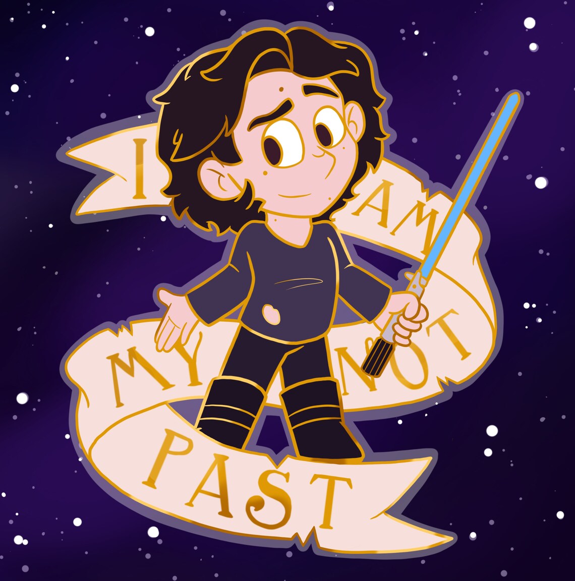 Rey and Ben Solo Inspirational Prints - Etsy