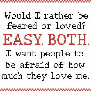 The Office &#39;Feared or Loved&#39; Cross Stitch Pattern (Digital Format - PDF)