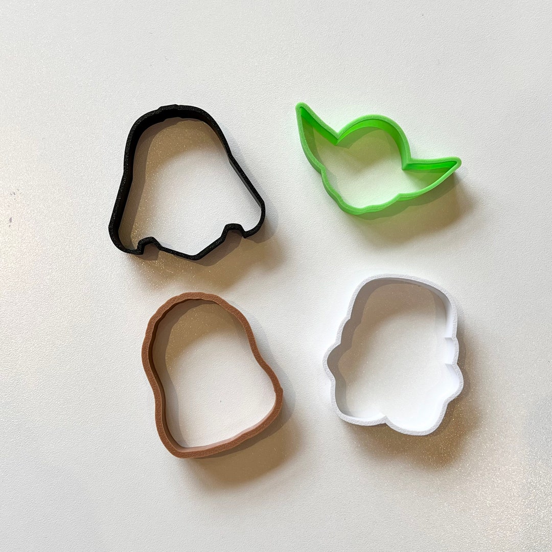 Star Wars Inspired Cookie Cutter Set Yoda Chewbacca Darth Vader
