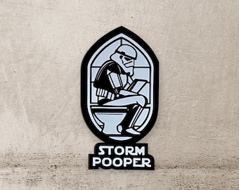 Star Wars Storm Pooper Bathroom Decor Star Wars Themed Home Decor Geeky Gift Star Wars Inspired Home Decor Gift