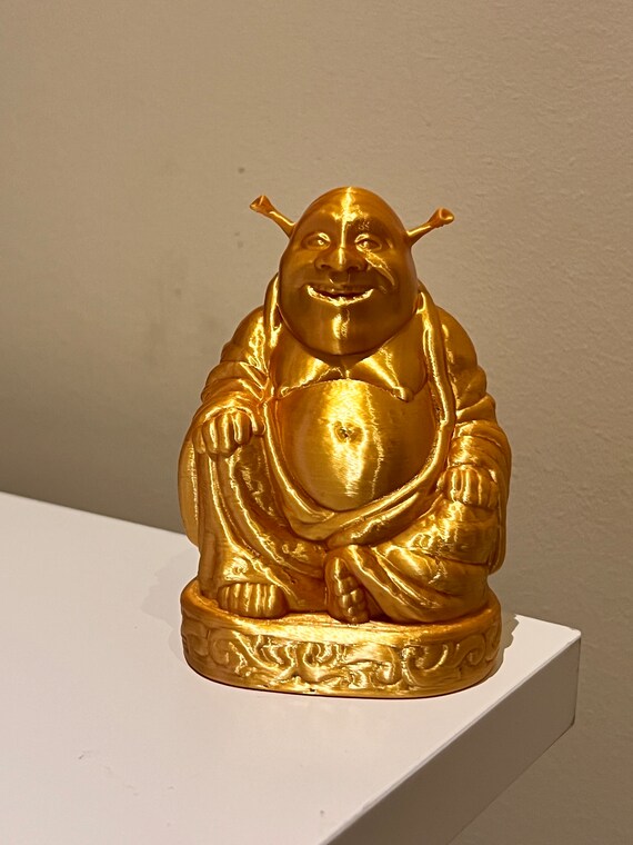 Shrek Meme Buddha Home Decor Geeky 3D Printed 