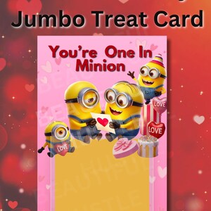 Jumbo Valentinstag Kartenvorlage