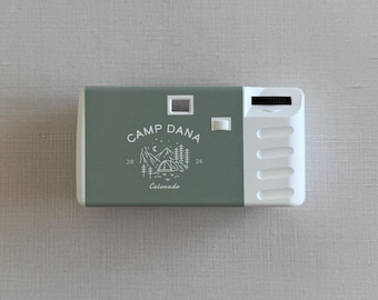 Camp Bach Personalized Disposable Camera – Retro Bachelorette Celebration Favors with Flash