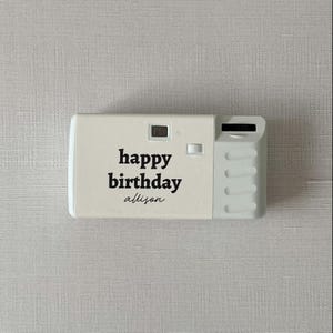 Happy Birthday Disposable Camera - 27 Exposures with Flash - Gift, Custom Retro Camera, 35mm Film image 5