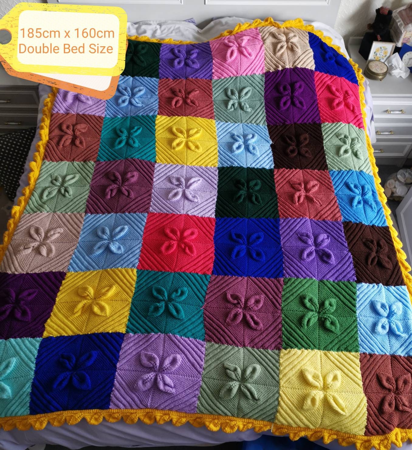 Granny Square & Knitted Blankets Etsy Singapore