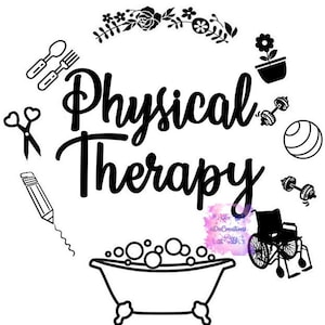 Physical Therapy Digital Image PNG JPEG therapy, OT, pt available, use for sublimation, health, rehab, rehabilitate,recreation, work