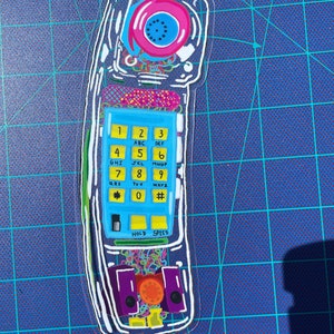 WUMBO (First and original design) 80s phone sticker