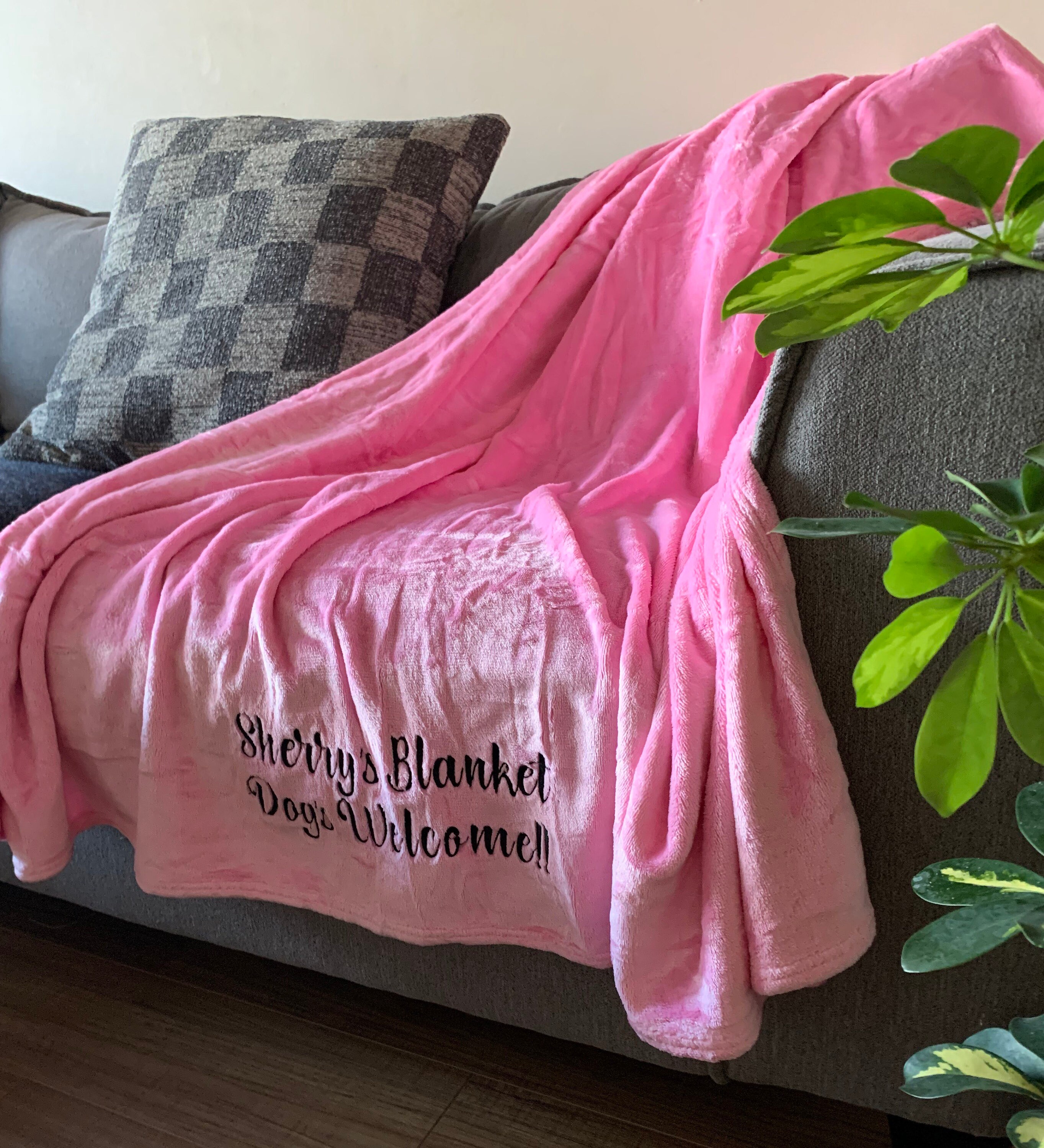 Personalized Adult Fleece Blanket Warm and Softy. Perfect Etsy UK