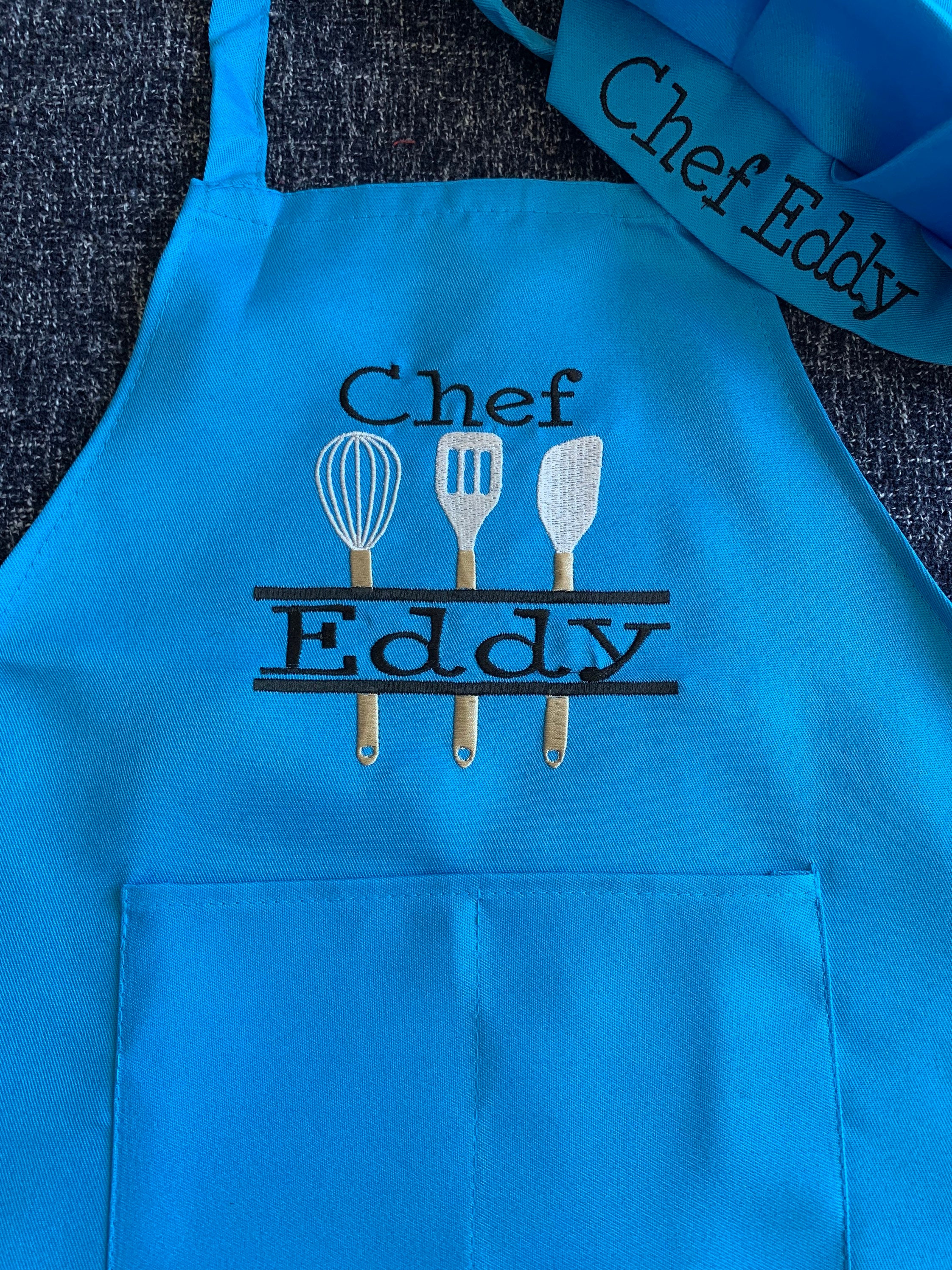 Personalized Embroidered Apron for Kids Etsy