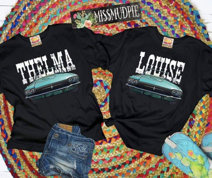 ENSIANTH Thelma and Louise Keychain Set You're The Thelma to My Louise Best  Friend Keychain Set Friendship Gift