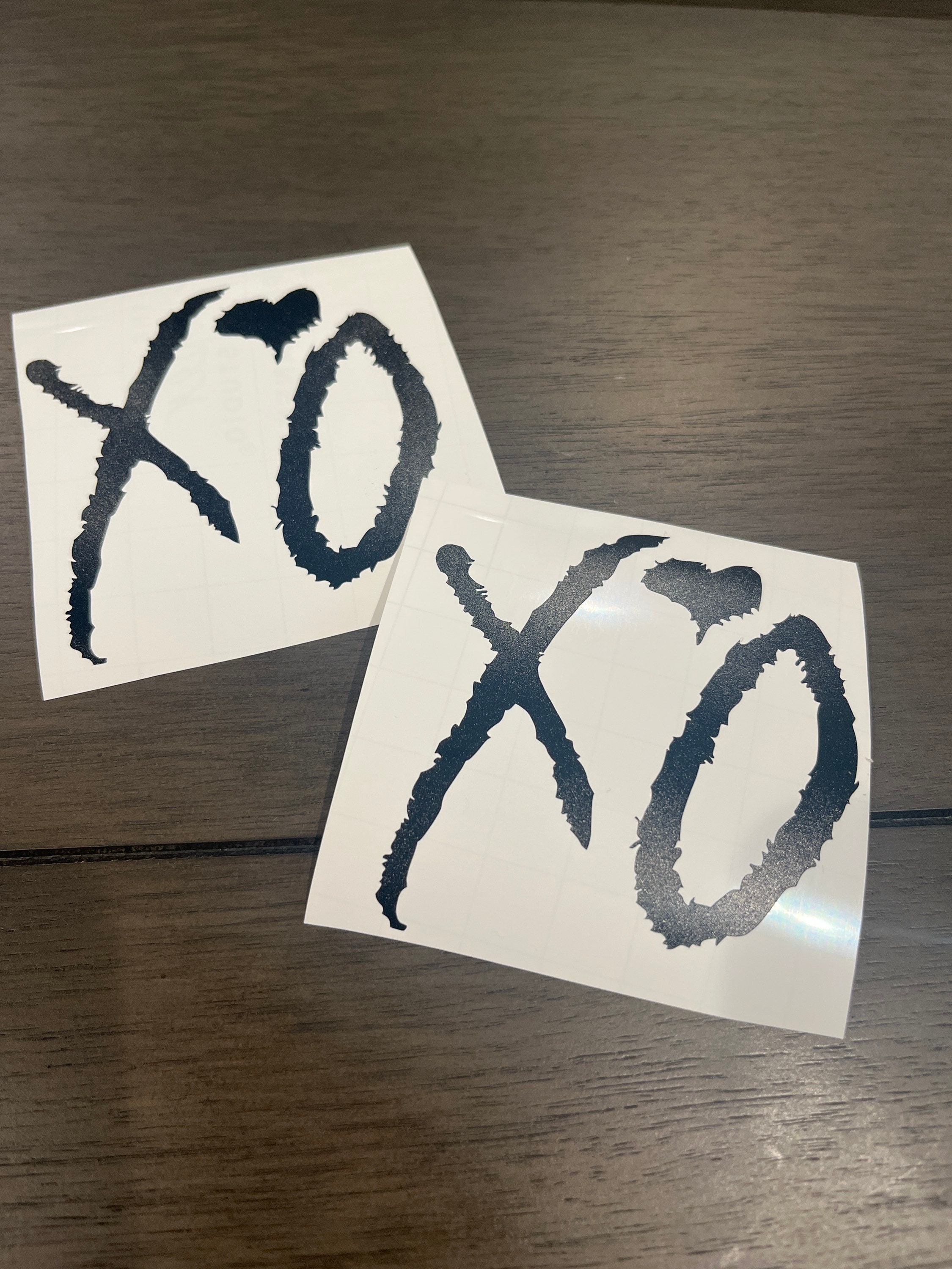 THREE! XO Decal, Weeknd Decal, Xo Car Decal - Etsy