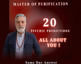 20 Psychic Predictions Same Hour, Accurate No Tools Future Reading, Detailed Personal Predictions, Same Day