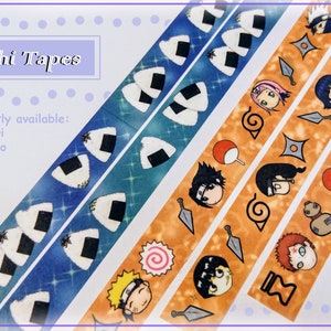 Japanese food and anime Washi Tapes!